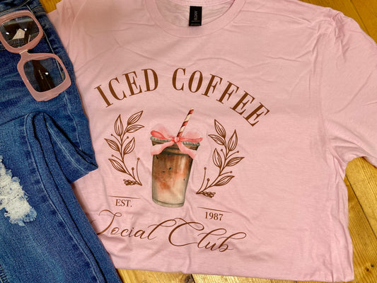 Iced Coffee Graphic Tee